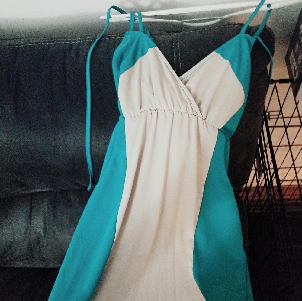 Teal Dress